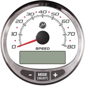 SYSTEM TACH/SPEED VERSION 6.0 1. Clock Temp: Clock, air temperature, and water temperature. The air and water temperature sensors must be connected to obtain display readings. 2.