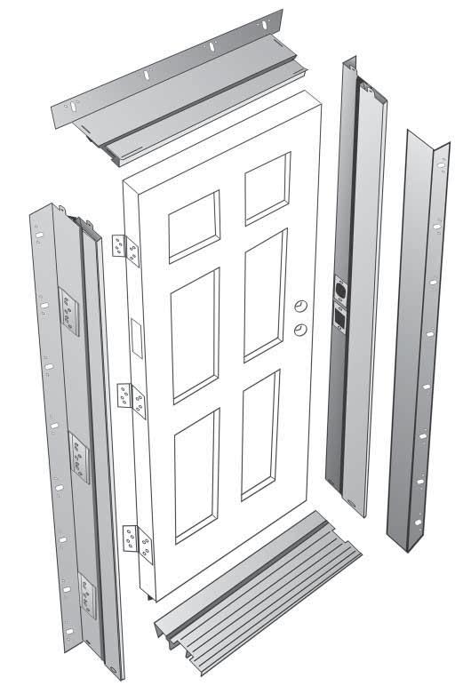 FIBERGLASS & STEEL SYSTEMS JELD-WEN Fire Door Systems are engineered to conform to either 90-minute or 20-minute fire codes.