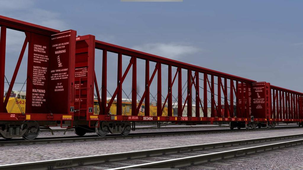 They are preferred over standard flatcars because of their higher load capacity due to the central reinforcement.