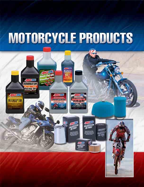 AMSOIL synthetic motorcycle oils deliver maximum