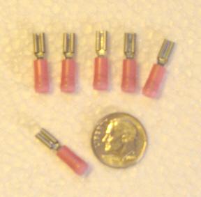 Waldom-Molex -19017-0005-C Term Female AWG22-18; these spade connectors fit over the posts of the switches you ll get from Demar Electronics.