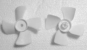 Sample propellers can be obtained at no-cost from dougthegeologist@hotmail.com. The view below is of the front (left) and back side (right) of the sample propeller.