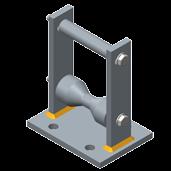 Support - Single S usbar Support ssembly (Roller Type) PLP roller supports are designed for mounting on disconnector palms or post insulators.