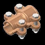 olted onnections D-RS Reducer usbar or Studs (Type RS - opper) The type RS reducer is designed for use with solid copper busbar tube and equipment studs.