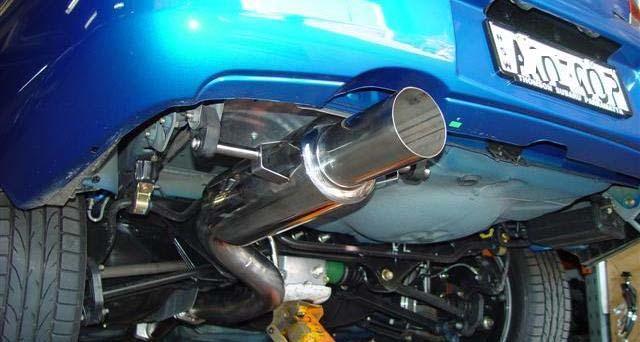 The cannon muffler is for owners who want to enjoy the full boxer beat of Subaru s legendary exhaust note. Great sound, but will wake up your neighbours if you come home late!