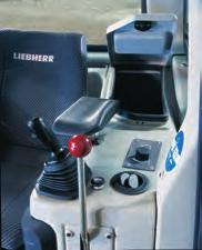 A top-class cab Ergonomics Low sound values Outstanding visibility The ergonomically-designed operator s workplace offers the ideal environment for relaxed, productive work.