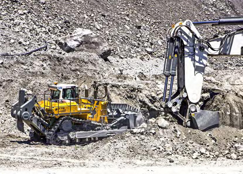Safety Maximum safety for driver and maintenance team The Liebherr PR 776 offers a carefully thought out safety concept for drivers and for service personnel.