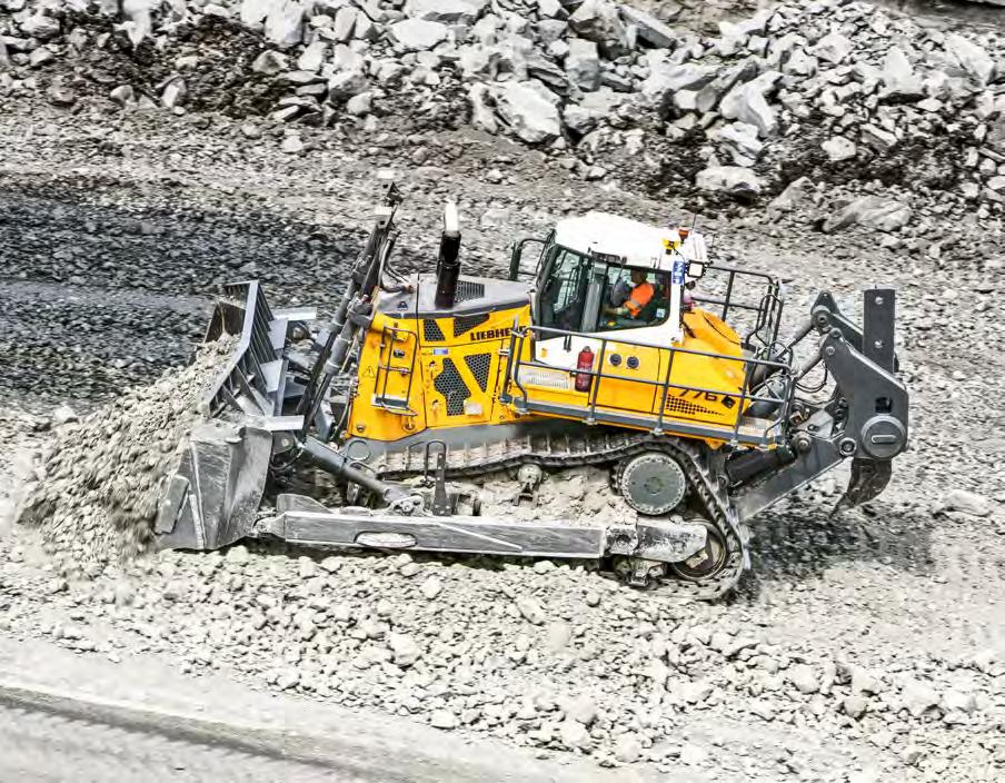 Efficiency Cost efficiency comes as standard Liebherr crawler tractors are designed from the ground up with economy in mind.