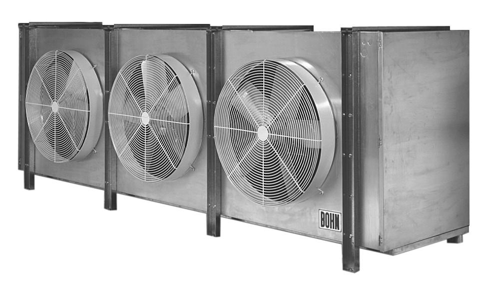 Large Unit Coolers Large Unit Coolers Bohn presents its line of heavy duty large unit coolers for warehouse cooler/freezer applications.