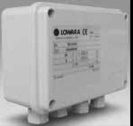 Switch contact: 48 V AC at 3 A max (250 W max). Autotransformer start. Protection class: IP 55. Ambient temperature: -5 to +40 C (limit specified by EN standard 60439-1).