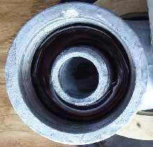 We no longer rely on a gasket seal where the check valve seats on the resin.
