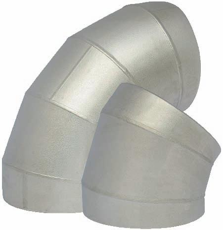 Mitred Elbows SM 77 able Nominal Pipe Size 90 Elbow Long Radius 90 Elbow Short Radius 5 Elbow lb kg lb kg lb kg 3 76 102 5 127 6 152 203 10 25 12 305 1 356 16 06 1 57 20 50 2 610 30 762 36 91 2 1067