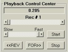 Playback Control Center Data Mode 6.
