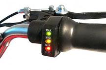 6.Parking brake Located on the right side brake lever To engage: squeeze front brake lever and press the brake
