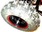 left wheels) Remove self-locking nut and Insert front wheel