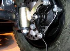 6.Front brake calipers installation (repeat steps below for right and