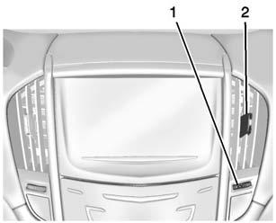 8-10 Climate Controls Air Vents Adjustable air vents are in the center and on the side of the instrument panel. Use the thumbwheels (1) near the air vents to open or close off the airflow.