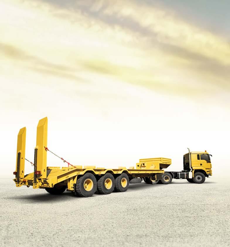 SEMI LOW-LOADERS SEMI LOW-LOADERS THE STRONG ONE The semi series is tried-and-tested, sturdy, versatile and flexible and as a result ideally suited to what the military needs to do.