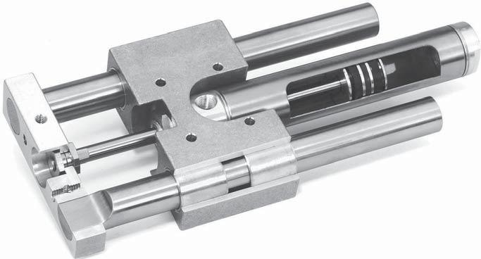 L & S Series Linear Slides Basic Selection S Series (short) single bearing block design, short overall length. (Photo this page) L Series (long) double bearing block design, increased bearing support.