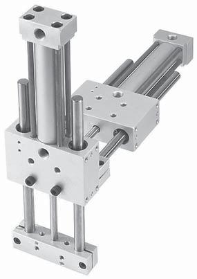 with moderate side loads & minimum overall length requirements The Flexibility of Creating Custom 2-Axis Motion All like model SE Series slides (except the SE500) can be joined together to create a