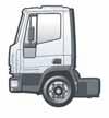 Designed around the driver, they are also characterized by well designed exterior functionality. The cabs are easy to access by means of one or two slip resistant steps.