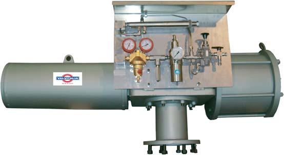 Hydraulic actuators can be supplied also for Sub Sea application fitted, upon request, with ovveride mechanism