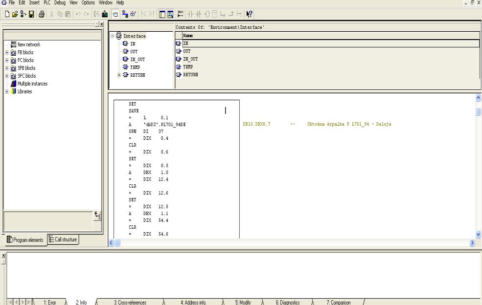 Slika 6.6: Primer programiranja s tekstovnim jezikom seznam ukazov (STL) [1] 6.