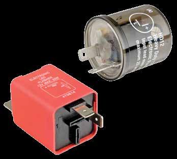 C HD12 Suitable for flasher & hazard light, LED & incandescent applications. Flash rate is not influenced by load variation.