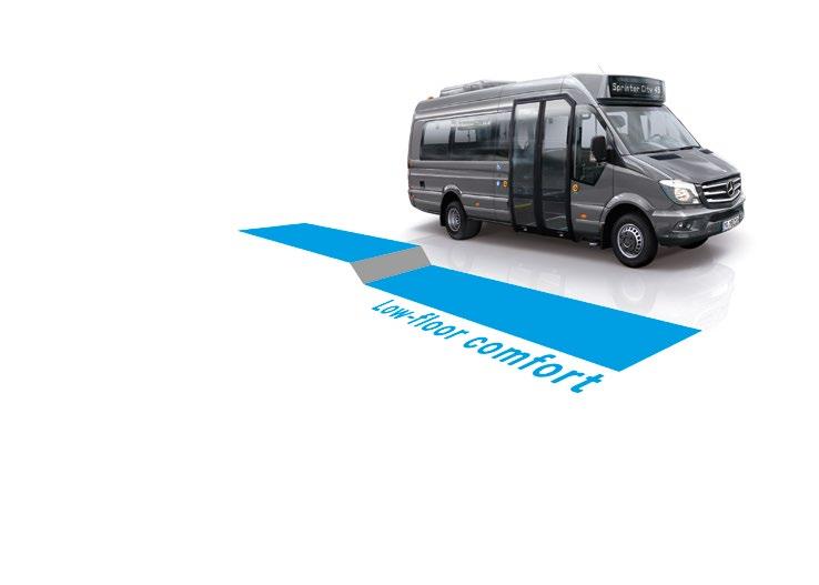 intercity routes as it is in the city centre. Thanks to its compact dimensions, it is able to master even the narrowest streets with confidence. Increase your operating reach.
