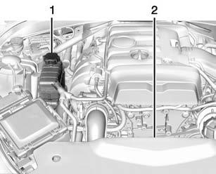 10-16 Vehicle Care 3. Remove the screws (5) on top of the cover. 4. Lift the filter cover housing away from the engine. 5. Pull out the filter. 6. Inspect or replace the engine air cleaner/filter. 7.