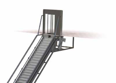 Inclined lifts are an interesting alternative to traditional escalators, which cannot be used by people