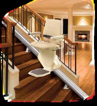 Premium Stair Lifts The most advanced straight stair lift ever developed.