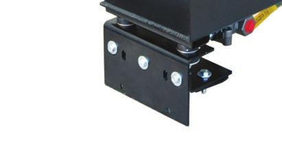 Drill Quick Mount: Powder Coated Steel w/ vibration isolation