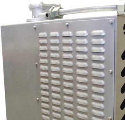 BTC-GEN 2 BEHIND THE CAB COOLER GENERATION 2 Frame: #4 Finish Stainless Steel (304 material) or Powder Coated Carbon Steel Reservoir: 12 gallon capacity Cooler: High efficiency AKG