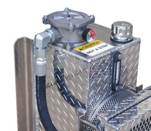 Line Cooler with Hydraulic Fan - 25 PSI Bypass Filter: 10 Micron Cartidge