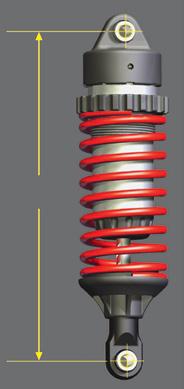 Higher rate springs are stiffer, and can be used to reduce sag, body lean, and brake dive for a more responsive handling feel.