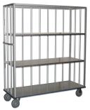 STERILE TRANSPORT CARTS SPD-900-SS MODELS Aluminum Cart Specifications: All anodized aluminum construction with reinforced shelves Superior Casters: 6 or upgrade to 8 Wheels: 6 x 2 or 8 x 2, TPR
