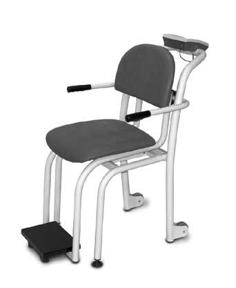 Digital Chair Scales Chair Scale Model 540-10-1 Capacity: 600 lb x 0.2 lb (270 kg x 0.
