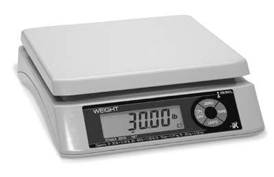 Ishida ipc Series Digital Dietary Scale APPROVALS * Batteries and AC adaptor not included Six-digit Liquid Crystal Display (LCD) Powered by two D cell batteries* (up to 500 hours operation) Auto