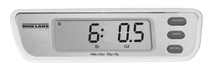 Digital Baby Scale Model RL-DBS Capacity: 44 lb x 0.