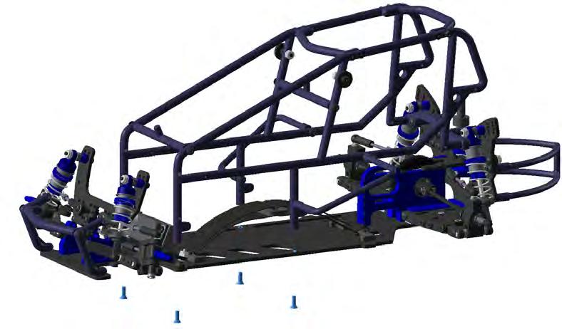 Cage: Main Cage to Chassis CAGE POSTS