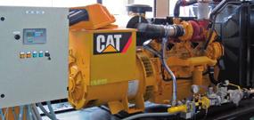 Examples of converted high speed engines Brand Type DG set Output Caterpillar 3300 series 150 kw 220 kw Caterpillar 3400 series 200 kw 650 kw Caterpillar 3500 series 700 kw 2000 kw Caterpillar C