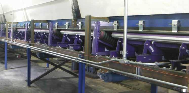 impact CoreTech Impact roll - 200 ft-lb Applications: For use between every two Flexco beds, transitions Applications listed are intended