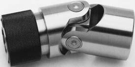 Precision joints Series ER (sliing ushes) - HR (neele roller erings) ER : mx. spee 1.000 rpm. HR : mx. spee 4.000 rpm. Mx. ngle 45.