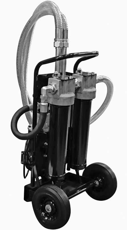 OFCD-MV Series Compact Dual Stage Filtration System up to 5,000 SUS Hydraulic Schematic M D8 Description HYDAC s newest addition to the portable filtration carts offers the user the ability to filter