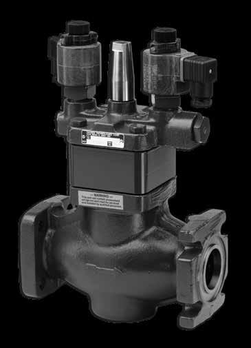 Hansen HS4A Solenoid Valvewith added versatility and safety. The use of two step solenoid valves may help to reduce the potential for hydraulic shock. Please refer to IIAR bulletin number 116.