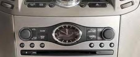 05 02 03 04 FM/AM/SiriusXM * Satellite Radio With CD/DVD Player (with Navigation System) (if so equipped) VOLUME/ON OFF CONTROL KNOB Press the VOL/ON OFF control knob to turn the system on or off.