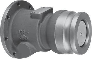 Vapor Check Valves Flanged Vapor Check Valve The sight glasses featured on this vapor recovery fi tting can help detect liquid accumulation in the vapor manifold of a transport.