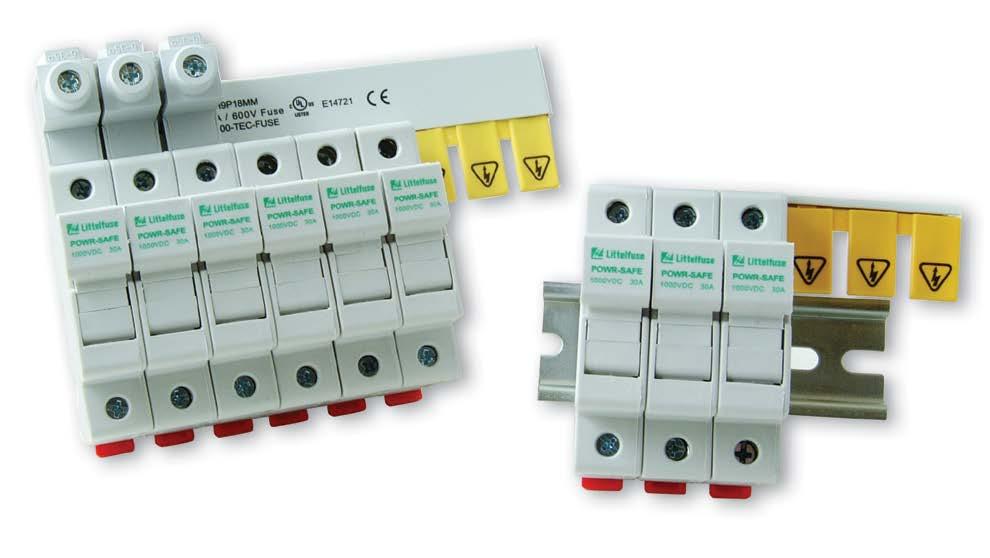 POWR-GARD 1000/600 V Solar Rated Products BUS BAR SYSTEM POWR-BAR Distribution Ordering Information A key objective for panel designers is safe distribution of power to multiple fuse holders in a