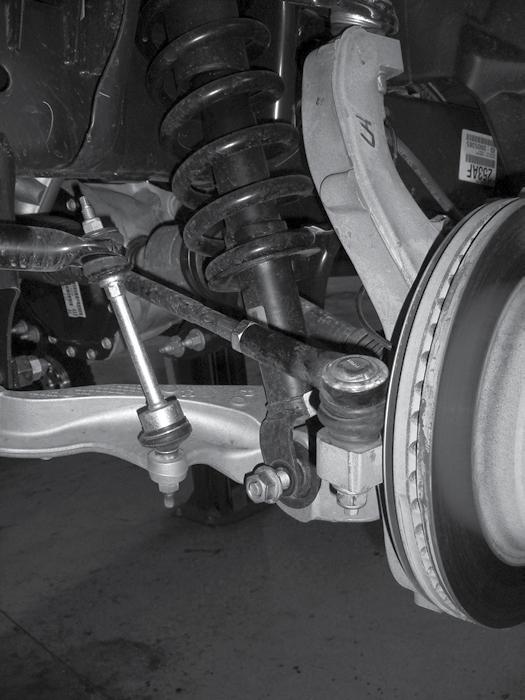 PRE-INSTALLATION NOTES The factory service manual specifically states that striking the knuckle to loosen the ball joints or tie rod ends is prohibited. Striking the aluminum knuckle can damage it.